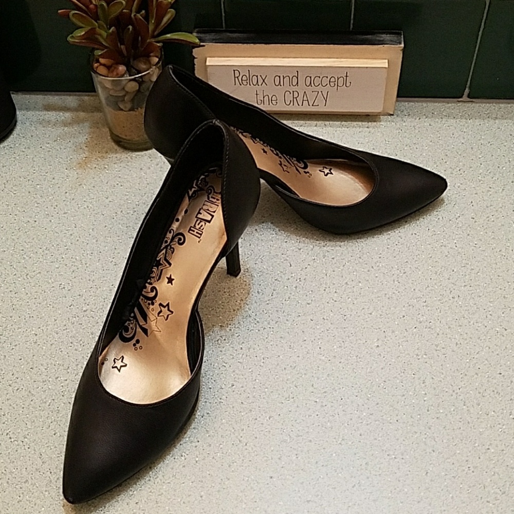 Black heels
